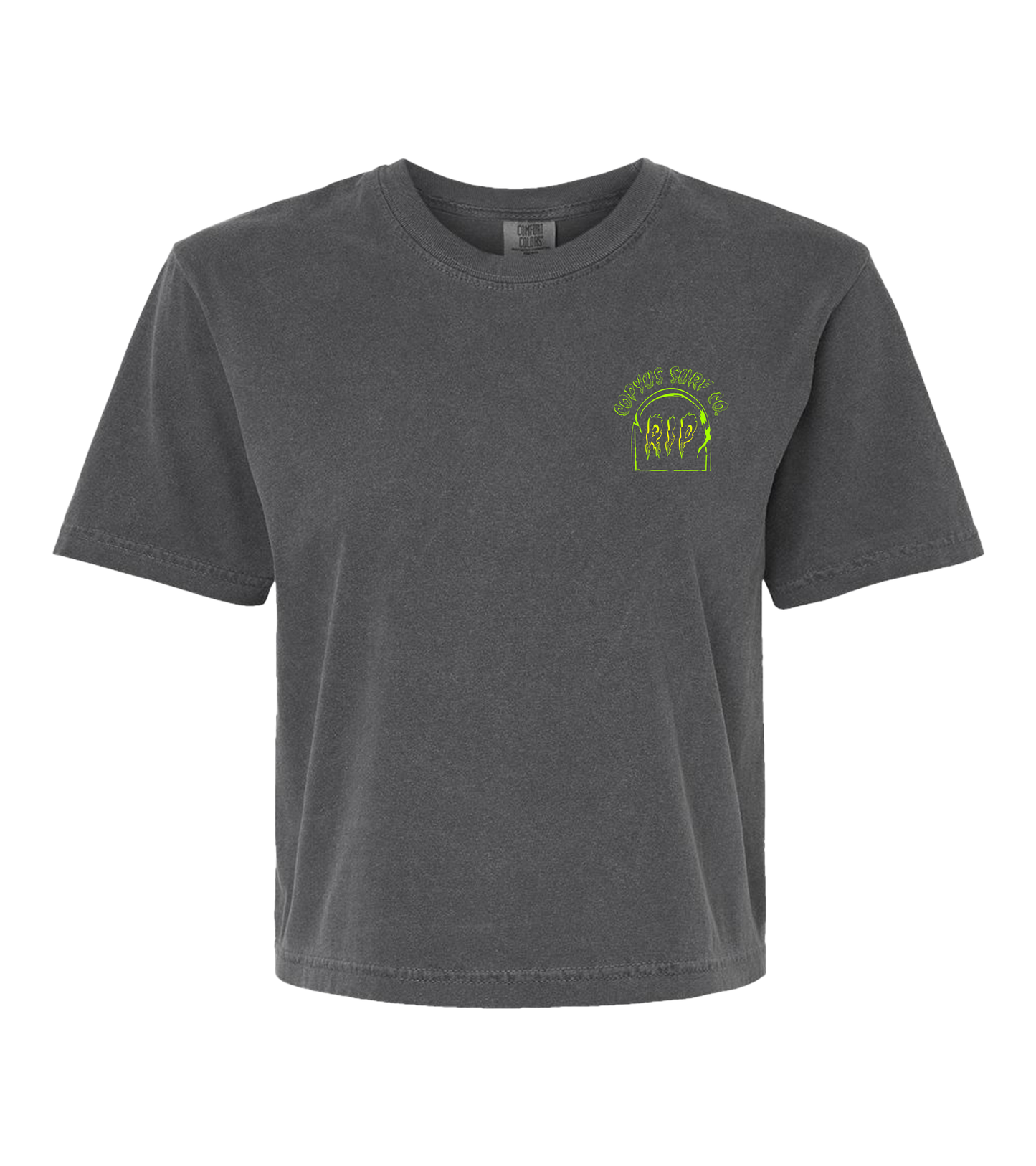 Copyus "RIP" women's crop T-shirt