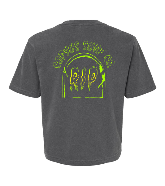 Copyus "RIP" women's crop T-shirt